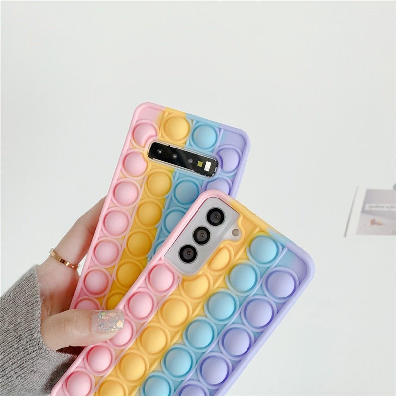 Soft Pop Fidget Phone Case For Samsung Models - City2CityWorld