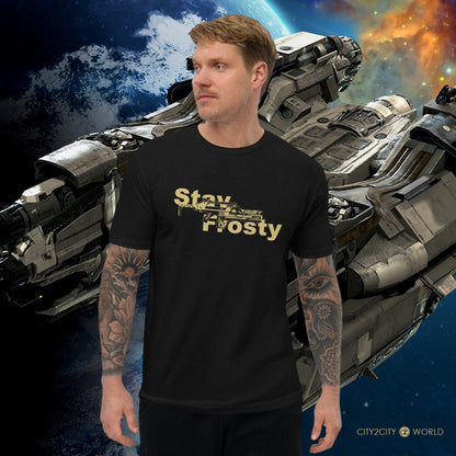 Stay Frosty T-Shirt, Men's T-Shirt, Aliens-Fan T-Shirt, Sci Fi Shirt - City2CityWorld