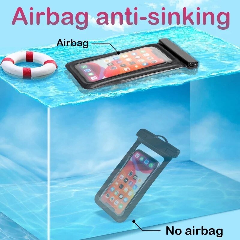 Waterproof Phone Bag | Beach & Pool Phone Bag | For All Phones - City2CityWorld